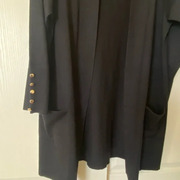 JM Collection Black Cardigan - Picture 5 of 5